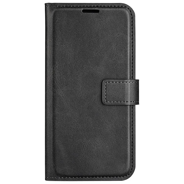 Para TCL 30E/TCL 30 SE/TCL 306/TCL 305 Textured PU Leather Wallet Case Stand Feature Magnetic Flip Folio Phone Cover - Negro