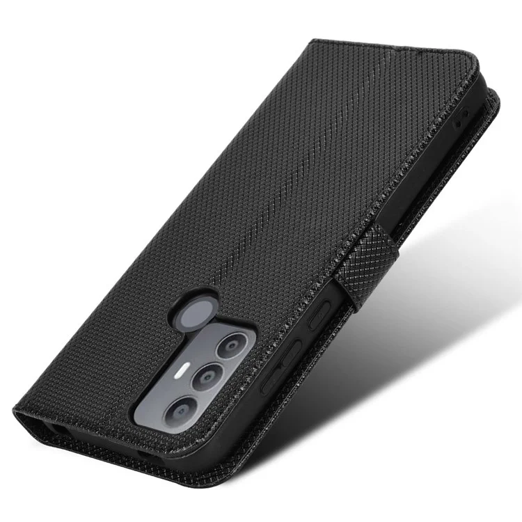 Для TCL 30 SE/30E/306/305/Sharp Aquos V6/V6 Plus All-включенная Защита, Защищающая Антиборочная Кошелька PU - Черный