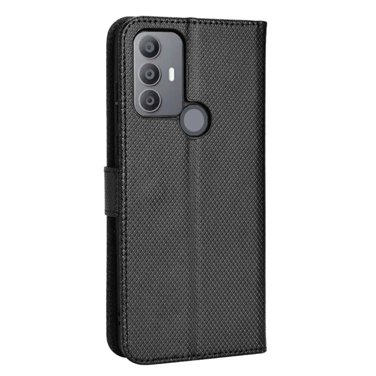 Для TCL 30 SE/30E/306/305/Sharp Aquos V6/V6 Plus All-включенная Защита, Защищающая Антиборочная Кошелька PU - Черный