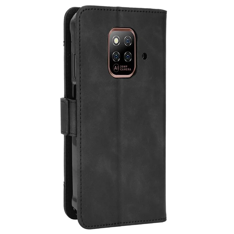 For Ulefone Power Armor 14 4G/14 Pro 4G Multi-Card Holder Slots Wallet Phone Case PU Leather Stand Magnetic Flip Protective Cover - Black