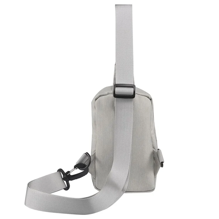 Sac à bandoulière pour téléphone de 6,5''/6,9''/7,2'' Résistant à l'eau en nylon Sac de sport décontracté Sac de voyage - Beige