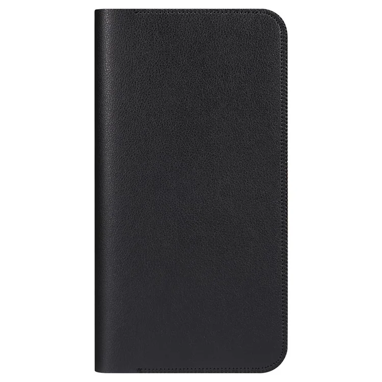 Clutch Bag for Dual 6.7''-6.9'' Phone Nappa Texture Microfiber Leather Cash Cards Holder Long Slim Coin Purse Wallet, Size: XL - Black