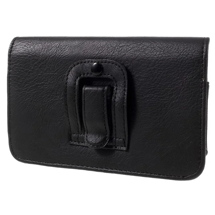 Étui en Cuir Pochette Pour Samsung A9 / LG V10, Taille: 170 x 90 x 11 mm - le Noir