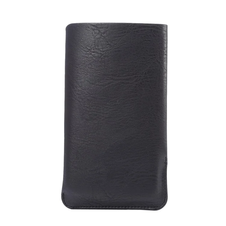 Elephant Skin Leather Pouch Case for Samsung A9/Huawei Mate8, Size: 170 x 95mm - Black