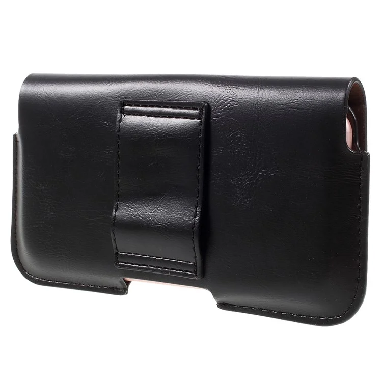Business Leather Holster Case with Snap Fastener for iPhone 6 6s 4.7, Size: 140 x 75mm - Black