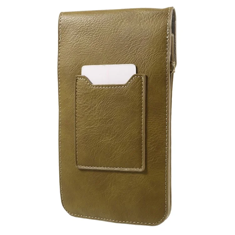 Borsa Per Custodie in Pelle Rhino Texture Con Spalla Per Iphone 7 Plus/Samsung A9 Ecc. - Marrone