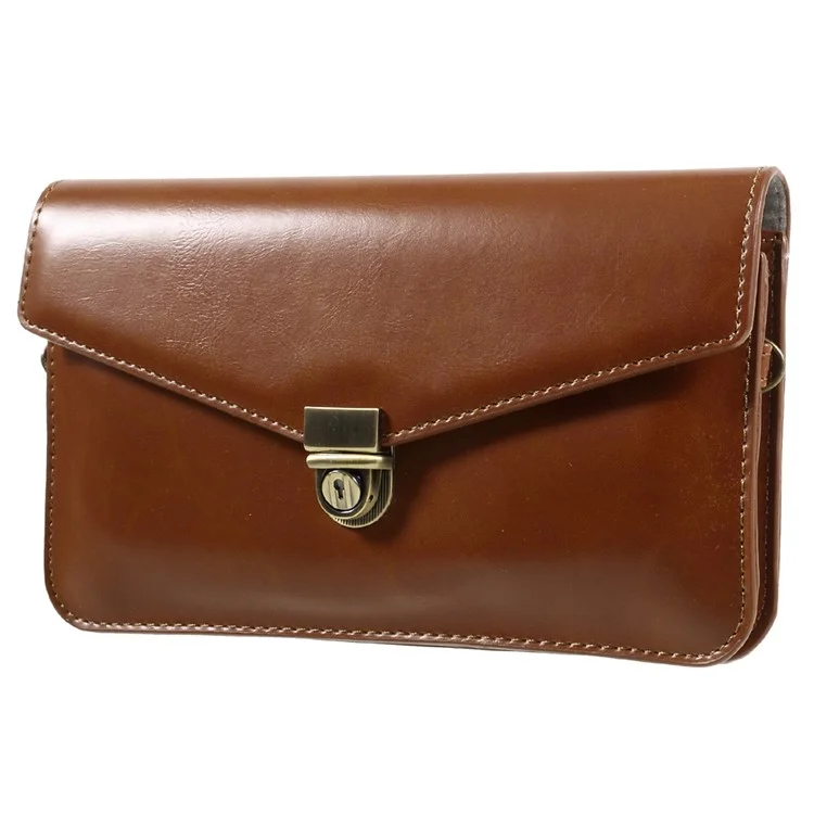 pu Leder Crossbody Bag Beutel Für Iphone 7 Plus/Sony Xperia xa Ultra Usw. - Braun