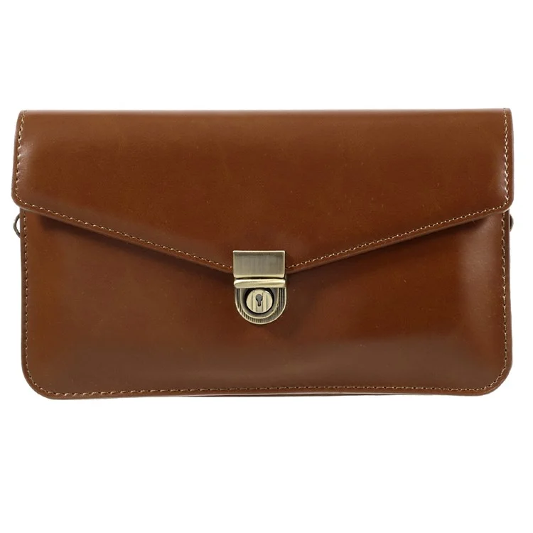 pu Leder Crossbody Bag Beutel Für Iphone 7 Plus/Sony Xperia xa Ultra Usw. - Braun