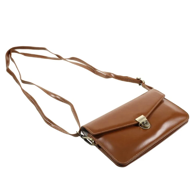 pu Leder Crossbody Bag Beutel Für Iphone 7 Plus/Sony Xperia xa Ultra Usw. - Braun