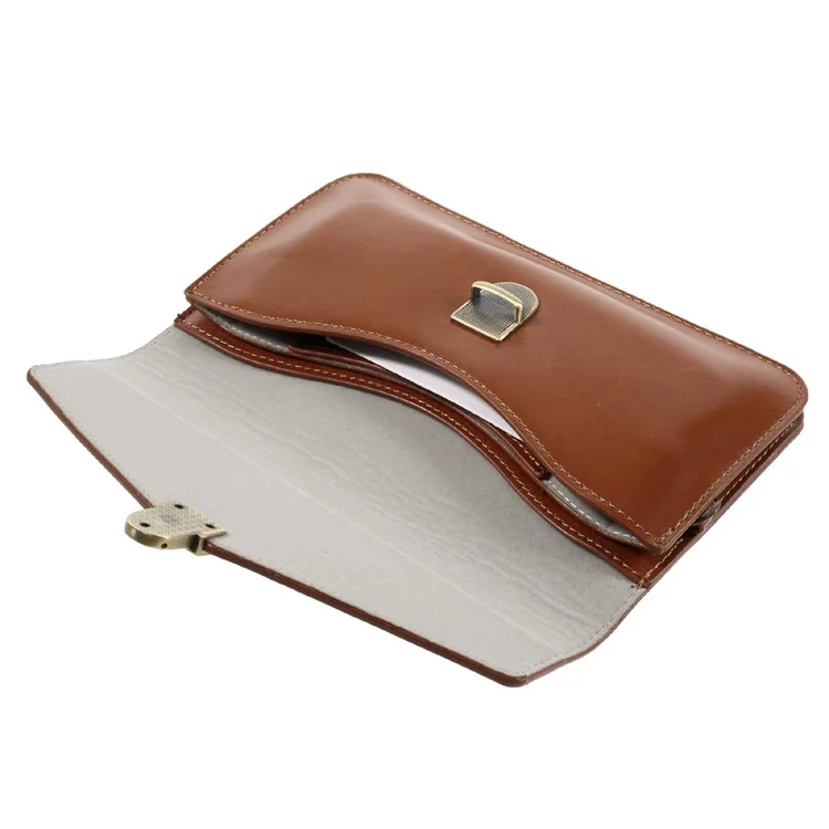 pu Leder Crossbody Bag Beutel Für Iphone 7 Plus/Sony Xperia xa Ultra Usw. - Braun