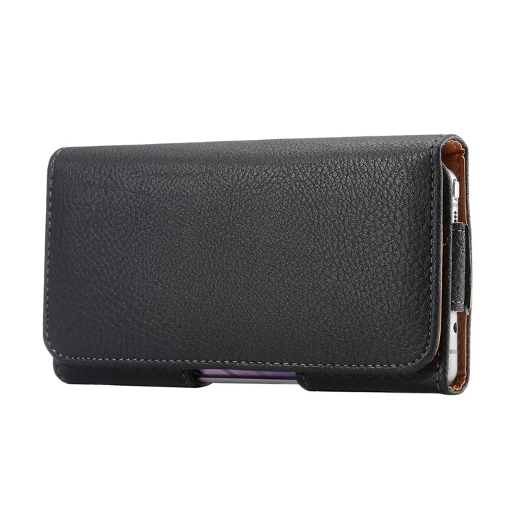 Black pu Leather Courte Clip Case Holster Pouche Pour Iphone 7 / Samsung Galaxy Note7 N930 / Remarque 5 / Note 4