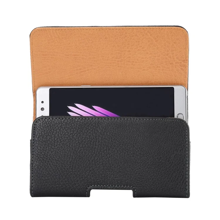 Black PU Leather Belt Clip Case Holster Pouch for iPhone 7 / Samsung Galaxy Note7 N930 / Note 5 / Note 4