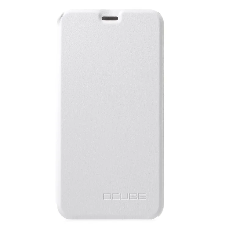 OCUBE Flip Leather Stand Phone Cover for Blackview A7 - White