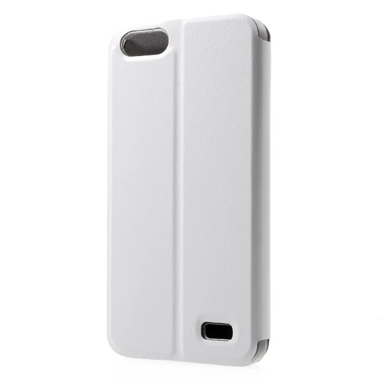 OCUBE Flip Leather Stand Phone Cover for Blackview A7 - White