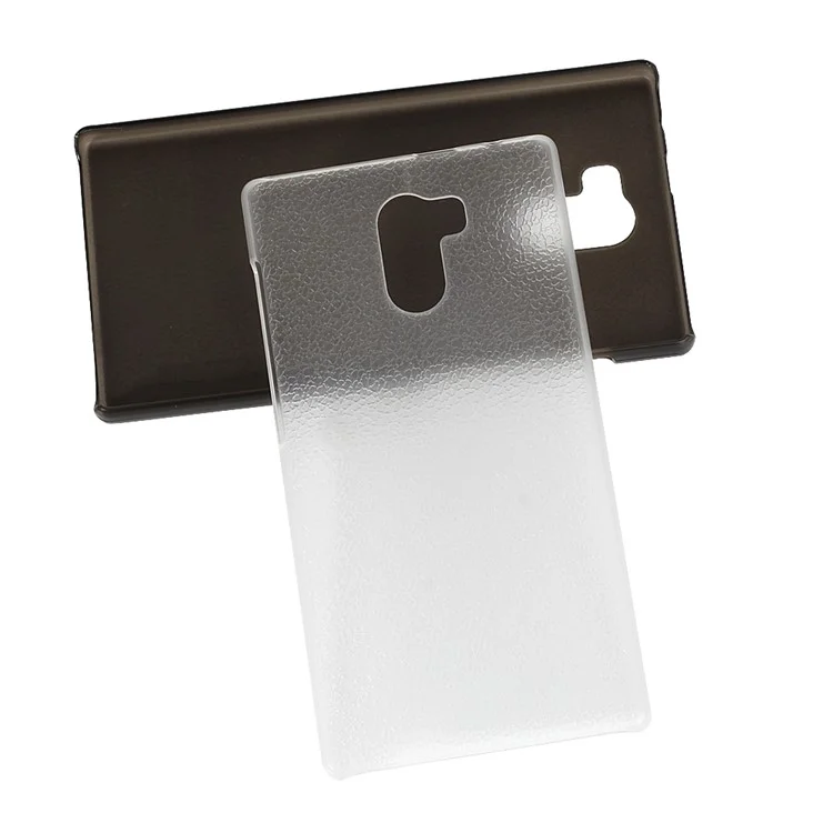 OCUBE Litchi Texture Hard Plastic Cell Phone Case for VKworld Mix - Black