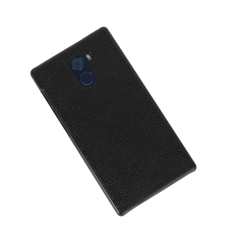 OCUBE Litchi Texture Hard Plastic Cell Phone Case for VKworld Mix - Black