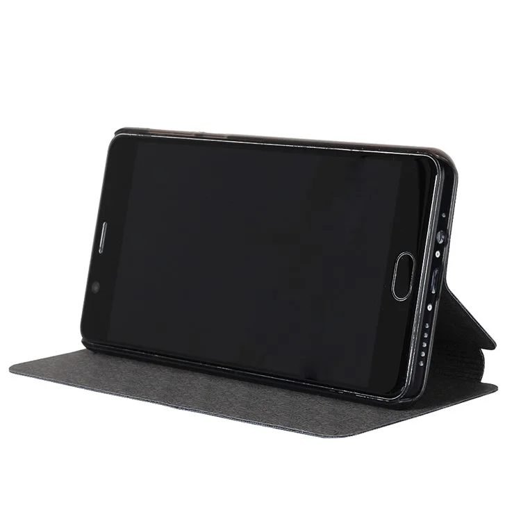 OCUBE PU Leather Stand Flip Casing for Elephone P8 Max - Black