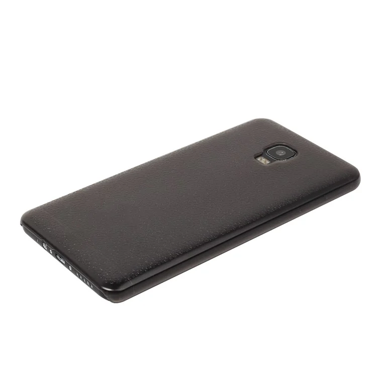 OCUBE Litchi Texture Hard Plastic Cell Phone Case for Elephone P8 Max - Black