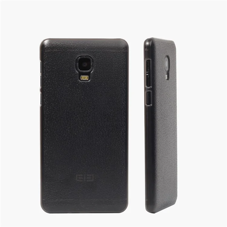 OCUBE Litchi Texture Hard Plastic Cell Phone Case for Elephone P8 Max - Black