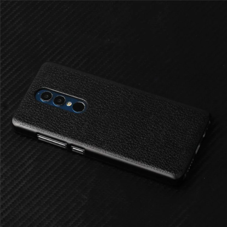 OCUBE Litchi Texture Hard Plastic Case Cover for Umidigi A1 Pro - Black