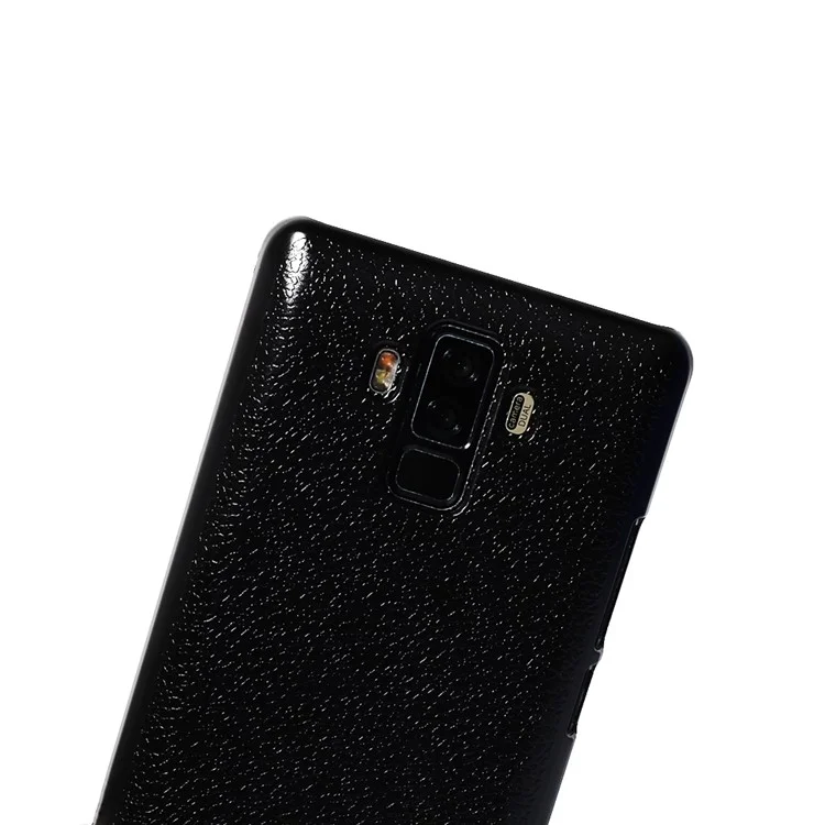 OCUBE Litchi Texture Hard Plastic Mobile Phone Case for Bluboo S3 - Black