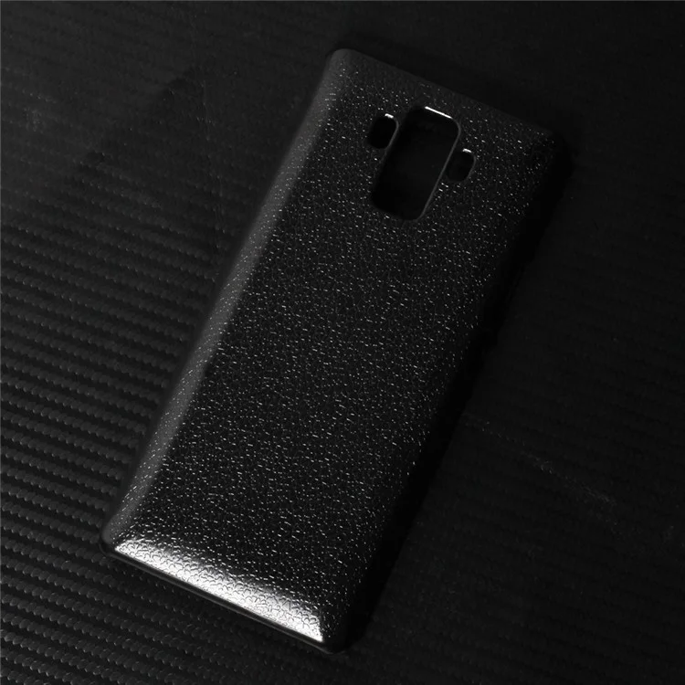 OCUBE Litchi Texture Hard Plastic Mobile Phone Case for Bluboo S3 - Black