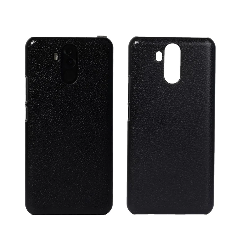 OCUBE Litchi Texture Hard Plastic Case Cover for Oukitel K6 - Black