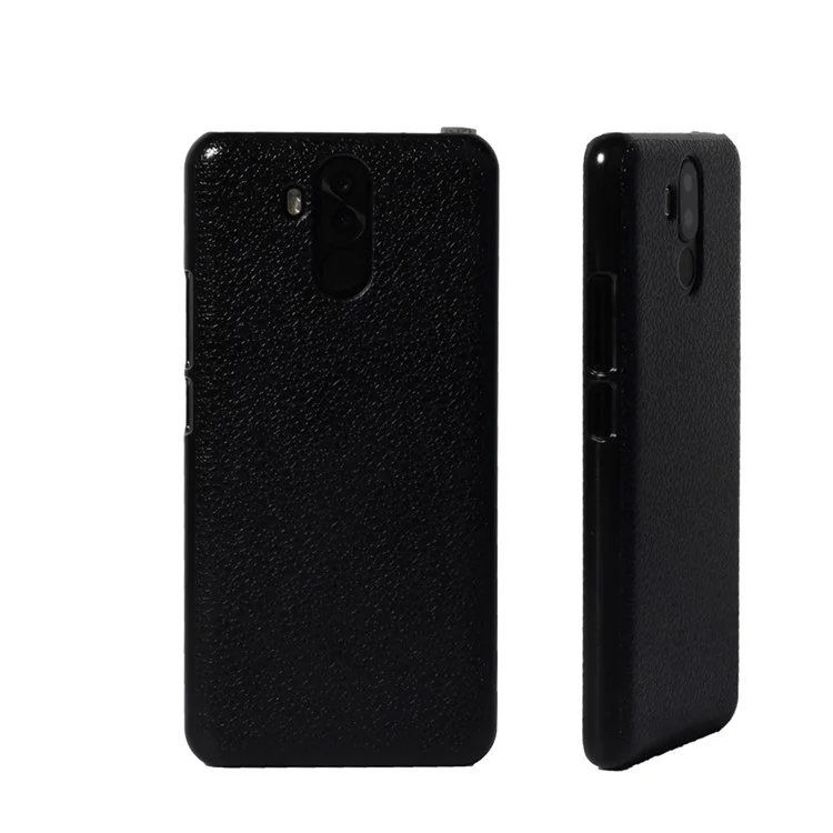 OCUBE Litchi Texture Hard Plastic Case Cover for Oukitel K6 - Black