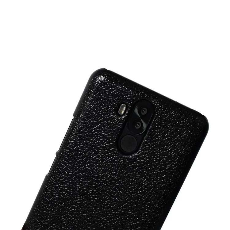 OCUBE Litchi Texture Hard Plastic Case Cover for Oukitel K6 - Black