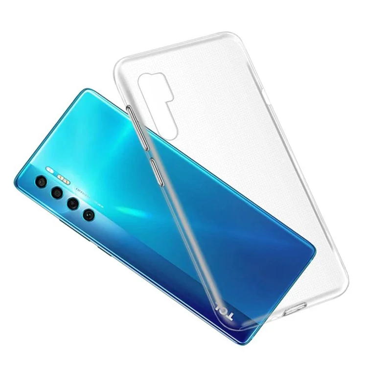 Case de Cubierta de Teléfono TPU Suave Transparente Para TCL 20 Pro 5G