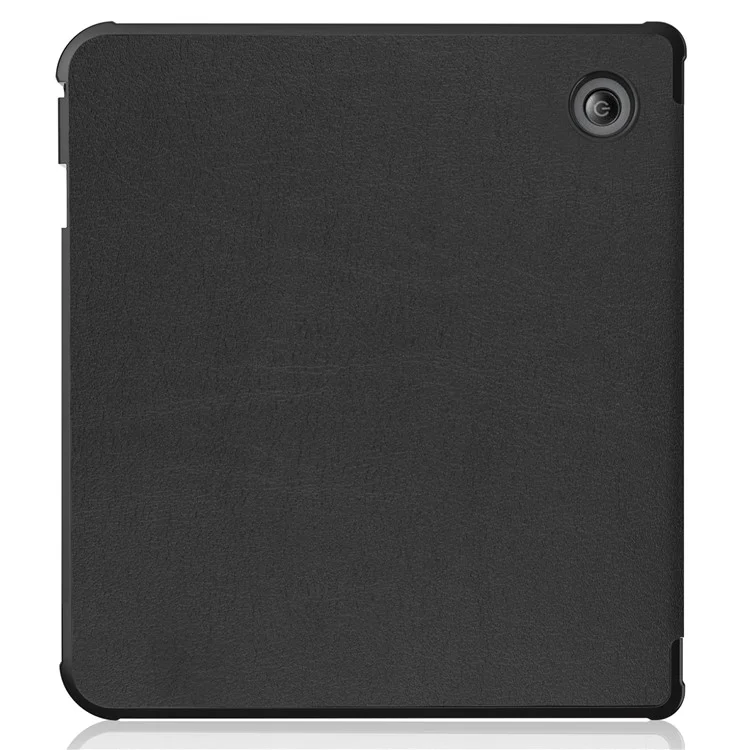 Auto Wake/Sleep Function Origami Stand PU Case de Cuero Para Kobo Sage - Negro