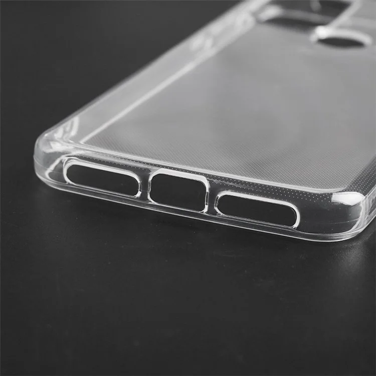 Pour TCL 30 se / 30e / 306/305 / Sharp Aquos v6 / v6 Plus TPU Soft TPU Bumper Sans Drop-sans - Transparent