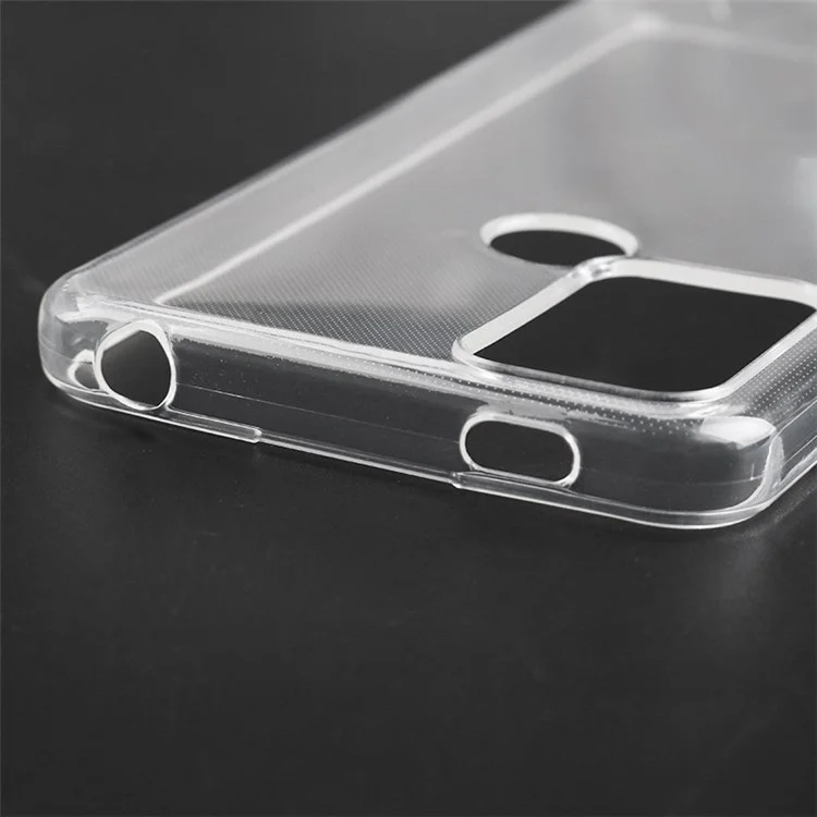 Pour TCL 30 se / 30e / 306/305 / Sharp Aquos v6 / v6 Plus TPU Soft TPU Bumper Sans Drop-sans - Transparent