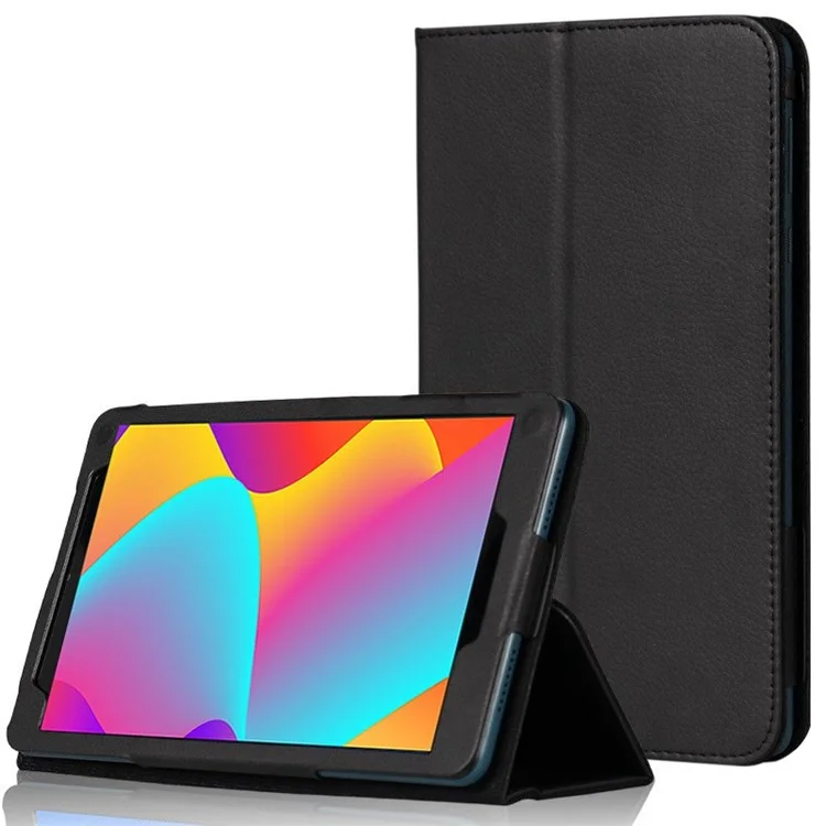 For TCL Tab 8 4G 8 inch Case Folio Flip Scratch Resistant Tablet Protective Cover with Stand