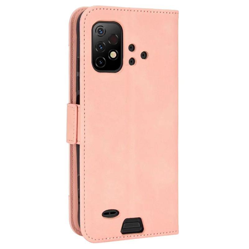 Anti-scratch Phone Cover for Umidigi Bison GT2 5G/GT2 Pro 5G Folio Flip PU Leather Phone Case Wallet with Multiple Card Slots - Pink