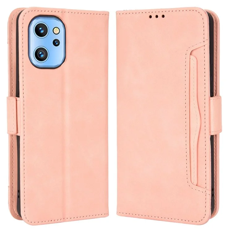 Vollständige Abdeckung Telefonhülle Für Umidigi A13/A13S/A13 Pro Wallet Style Phone Cover Anti-drogen-pu-leder-flip-hülle Mit Mehreren Kartensteckplätzen - Rosa
