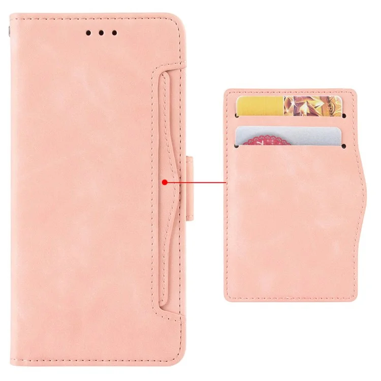 Vollständige Abdeckung Telefonhülle Für Umidigi A13/A13S/A13 Pro Wallet Style Phone Cover Anti-drogen-pu-leder-flip-hülle Mit Mehreren Kartensteckplätzen - Rosa