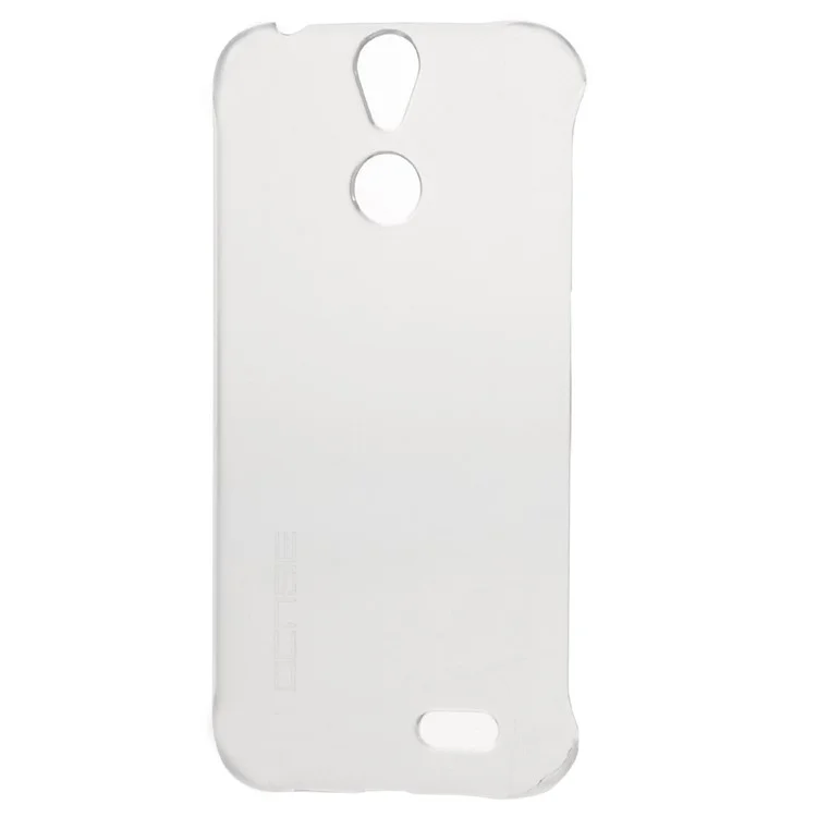 See-through Slim Plastic Hard Phone Cover for Vernee Thor - Grey