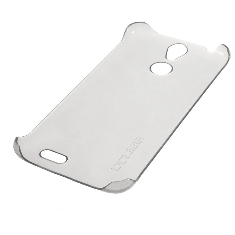 See-through Slim Plastic Hard Phone Cover for Vernee Thor - Grey