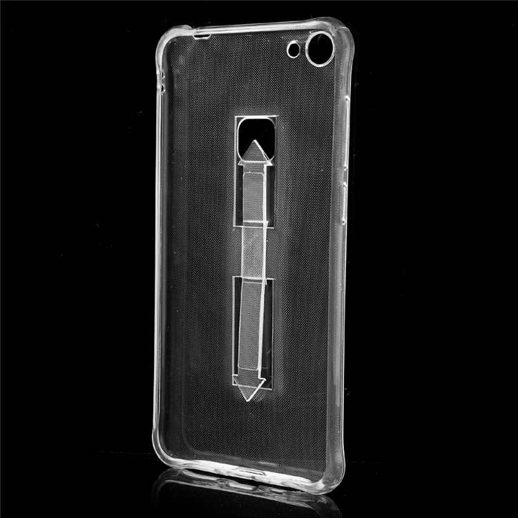 Clear Finger Grip Stand TPU Case Cover for Vivo X6