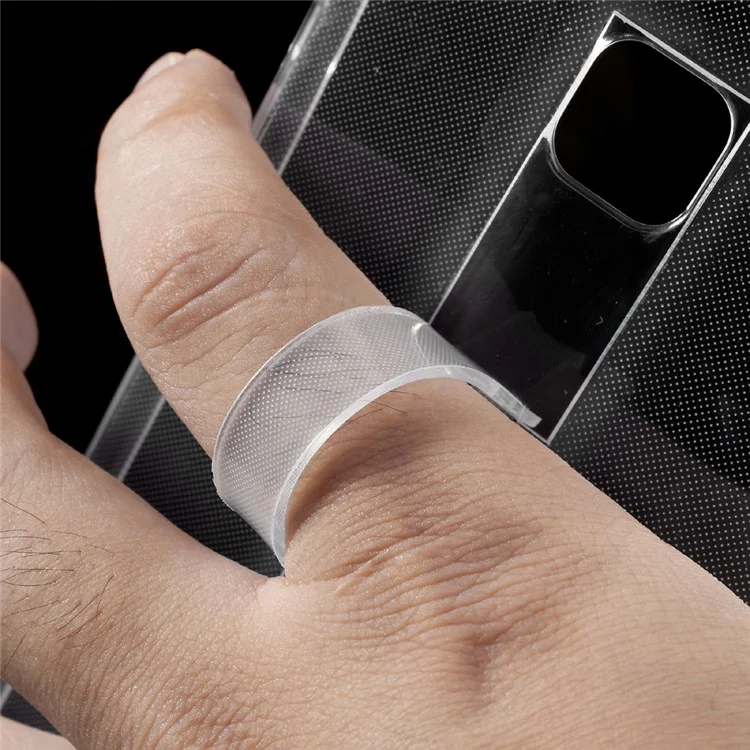 Clear Finger Grip Stand TPU Case Cover for Vivo X6