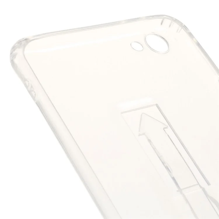 Clear Finger Grip Stand TPU Case Cover for Vivo X7Plus