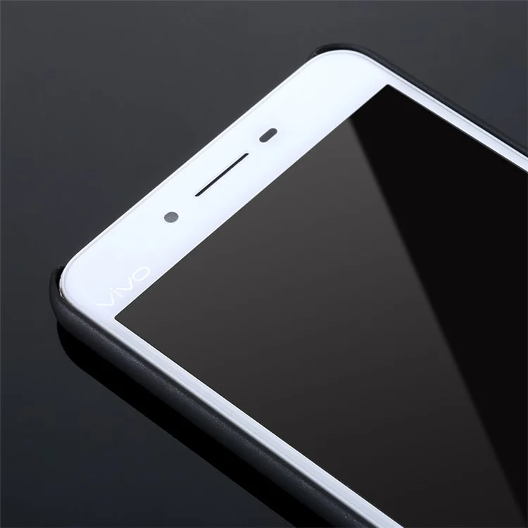 X-LEVEL Rubberized Slim Hard Plastic Case for VIVO X6 - Black
