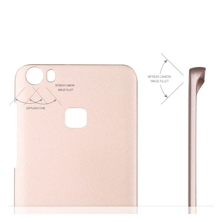 X-LEVEL Rubberized Slim Hard Cover Case for VIVO Xplay5 - Gold