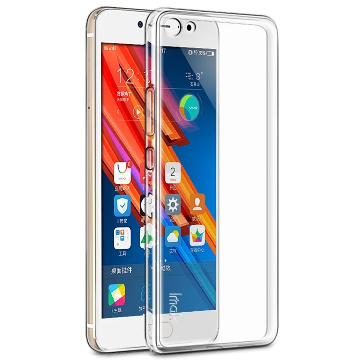 IMAK Transparent 0.7mm Thin TPU Protector Case for Vivo X7Plus
