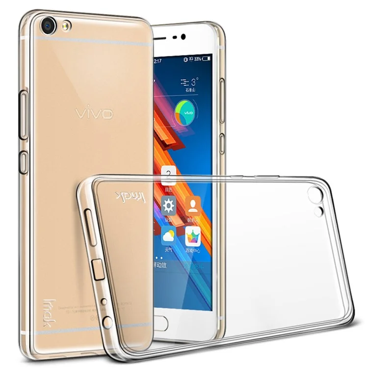 IMAK Transparent 0.7mm Thin TPU Protector Case for Vivo X7Plus