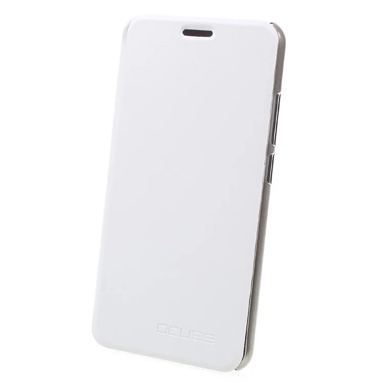 Folio Leather Stand Mobile Phone Cover for Ulefone Tiger - White