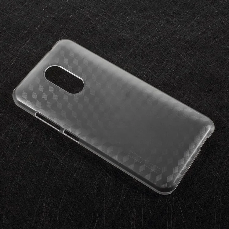 Plastic Mobile Phone Back Cover for Homtom HT37 - Transparent