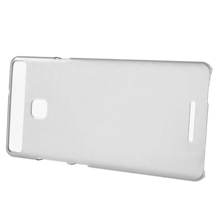 See-through Slim Plastic Hard Phone Cover for Vernee Thor E - Grey