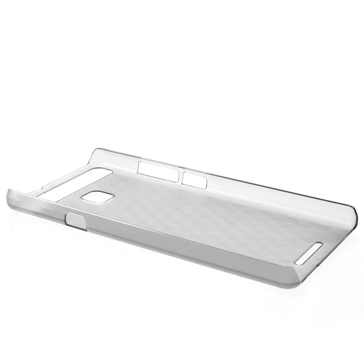 See-through Slim Plastic Hard Phone Cover for Vernee Thor E - Grey